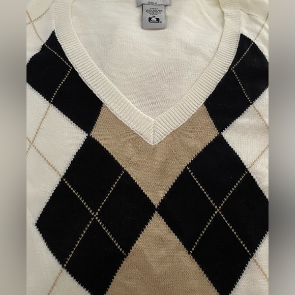 IZOD Sweaters - IZOD.. 2-WOMENS ARGYLE V-NECK SWEATERS